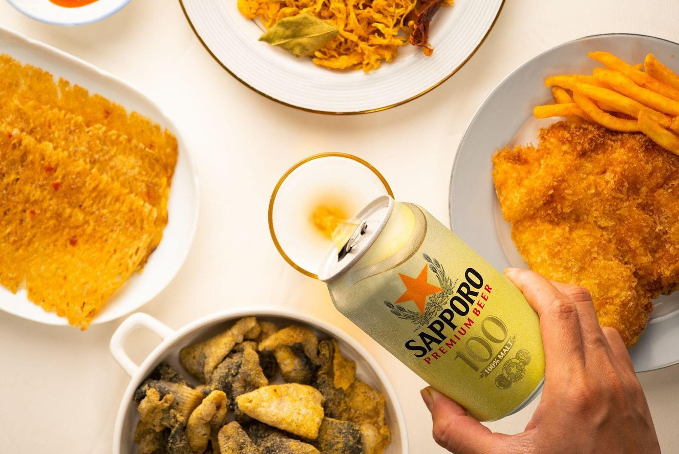 “Tân binh” mang tới trải nghiệm tuyệt đỉnh qua 5 giác quan. Ảnh: Sapporo Việt Nam “Tân binh” mang tới trải nghiệm tuyệt đỉnh qua 5 giác quan. Ảnh: Sapporo Việt Nam