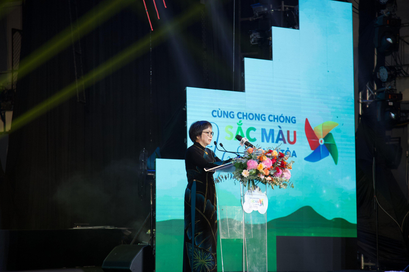 Bà Cao Thị Ngọc Dung - Chủ tịch HĐQT PNJ phát biểu