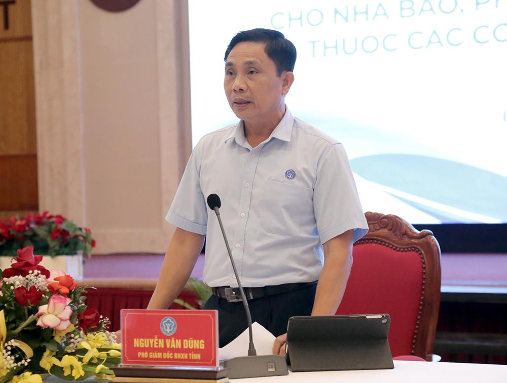 Ông Nguyễn Văn Dũng, Phó Giám đốc BHXH tỉnh Quảng Bình.