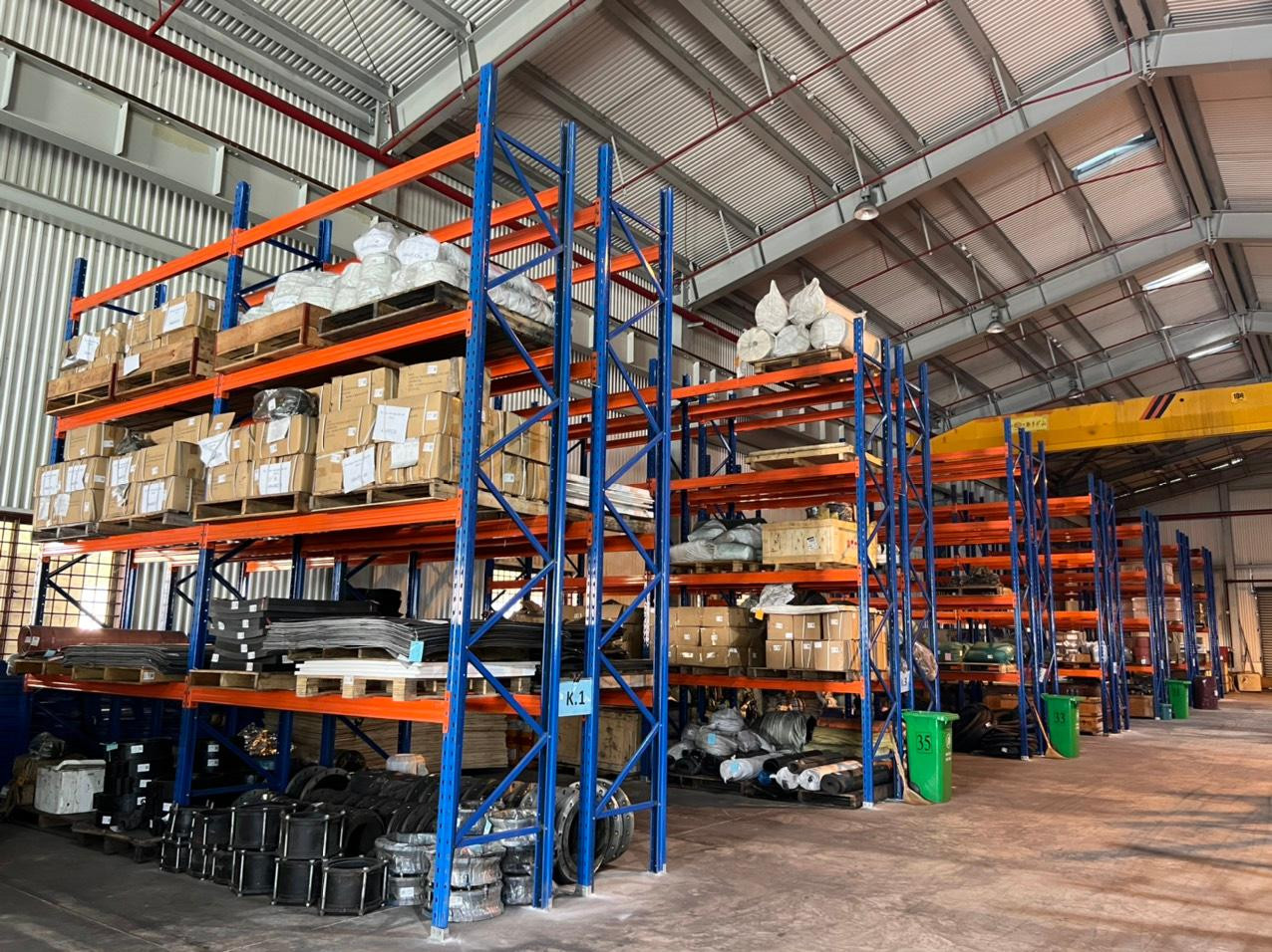 Hệ thống kho vật tư của Công ty cổ phần Nhiệt điện Quảng Ninh