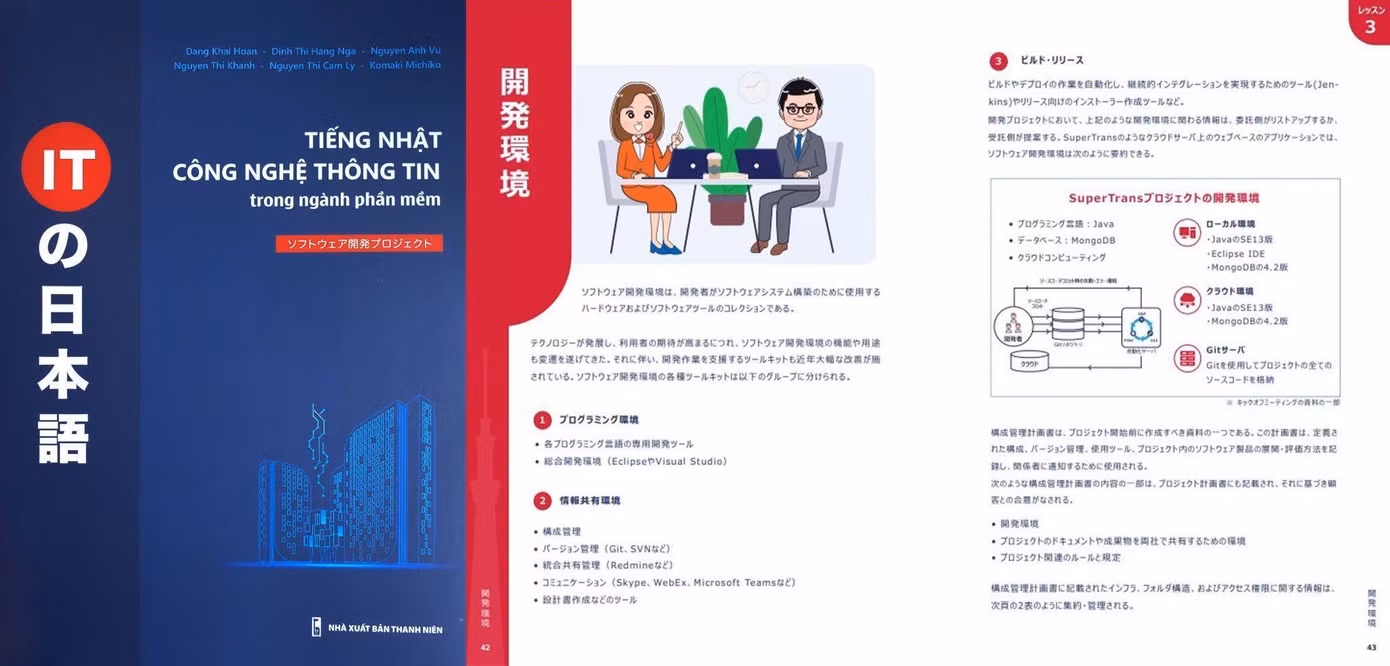 Sách “Tiếng Nhật Công nghệ Thông tin trong ngành phần mềm”