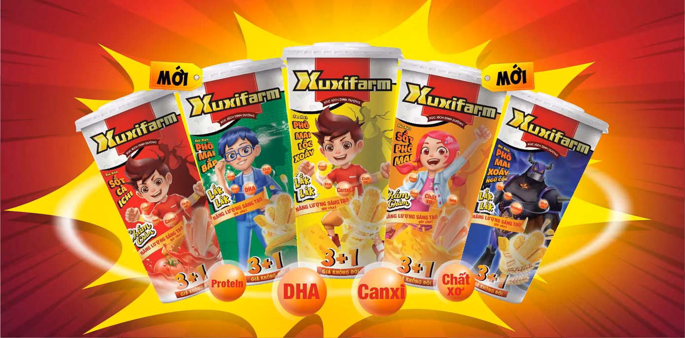 Sau khi hoàn tất thương vụ M&amp;A Sunrise Foods vào quý 2 năm nay, Nova Consumer sẽ sở hữu nhiều sản phẩm tiêu dùng, trong đó có xúc xích Xuxifarm... và hoàn thiện chuỗi 3F trong lĩnh vực tiêu dùng.