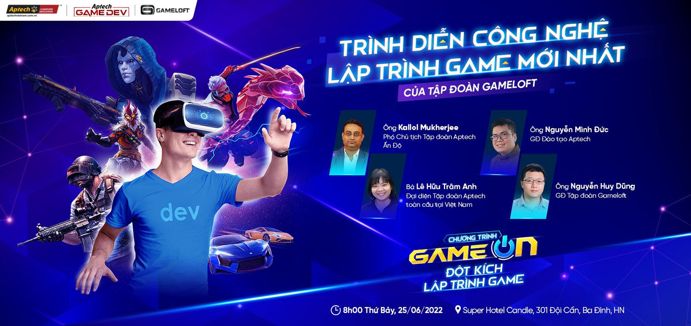 Chương trình quy tụ nhiều diễn giả, chuyên gia Công nghệ hàng đầu tại Việt Nam và trên thế giới sẽ giúp các bạn trẻ có cái nhìn chân thực, sâu sắc về “Game”. Chương trình quy tụ nhiều diễn giả, chuyên gia Công nghệ hàng đầu tại Việt Nam và trên thế giới sẽ giúp các bạn trẻ có cái nhìn chân thực, sâu sắc về “Game”.