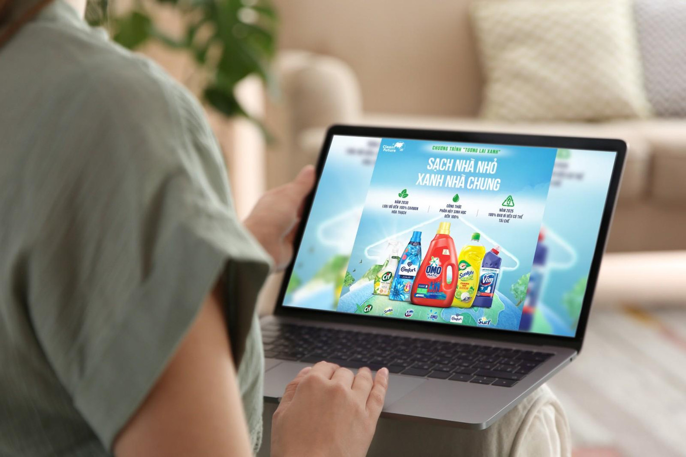 Chương trình “Tương lai Xanh” từ ngành hàng Chăm sóc Gia đình của Unilever Việt Nam