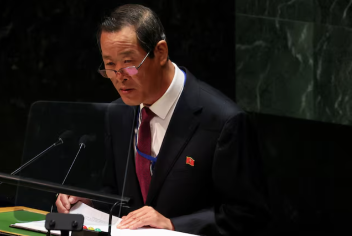Đại sứ Triều Tiên tại Liên Hợp Quốc Kim Song. (Ảnh: Reuters)