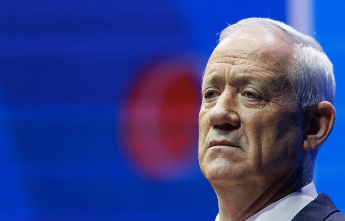 Ông Benny Gantz, một thành viên trong nội các chiến tranh của Israel. (Ảnh: Bloomberg)