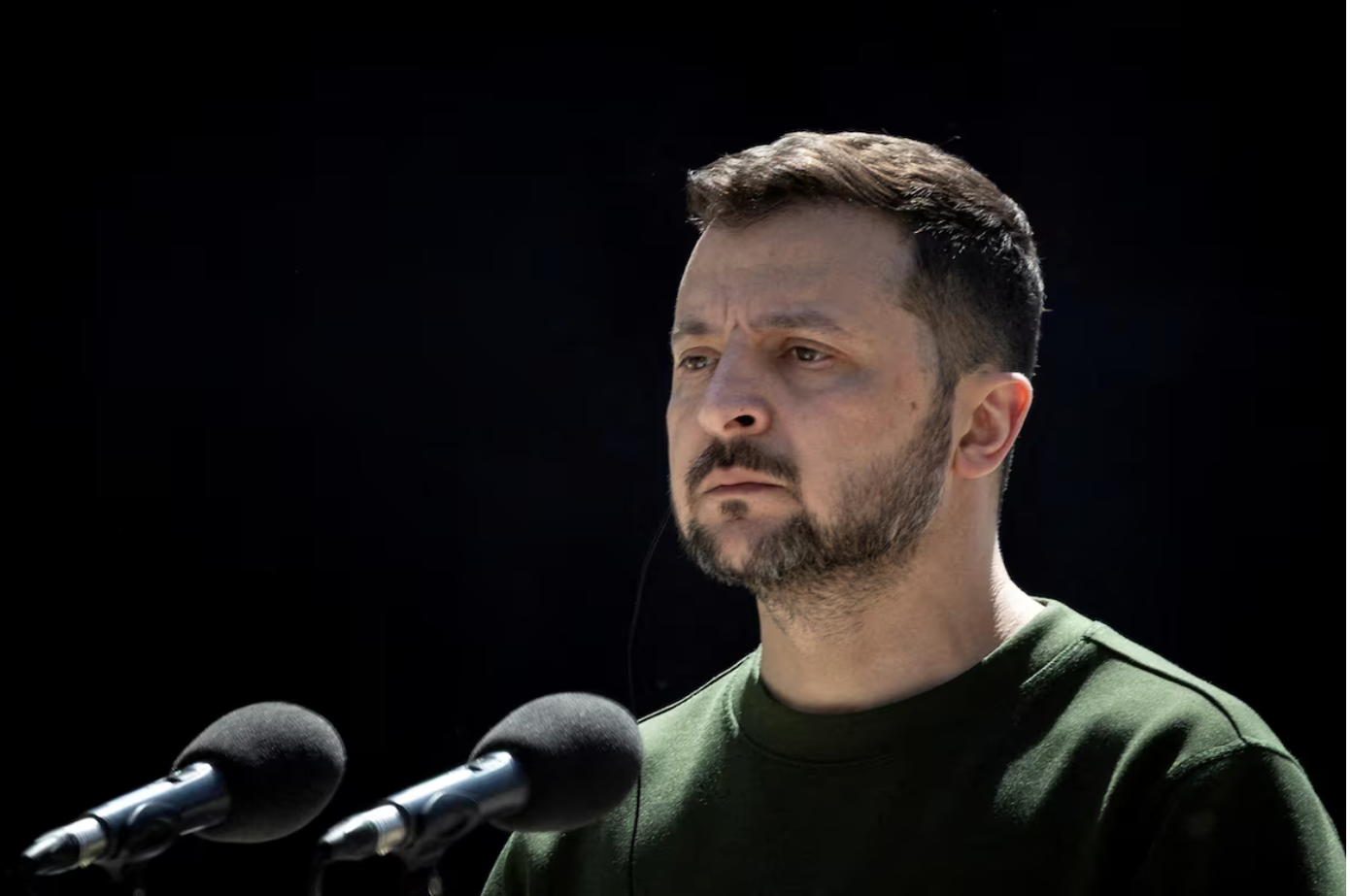 Tổng thống Ukraine Volodymir Zelensky. (Ảnh: Reuters)