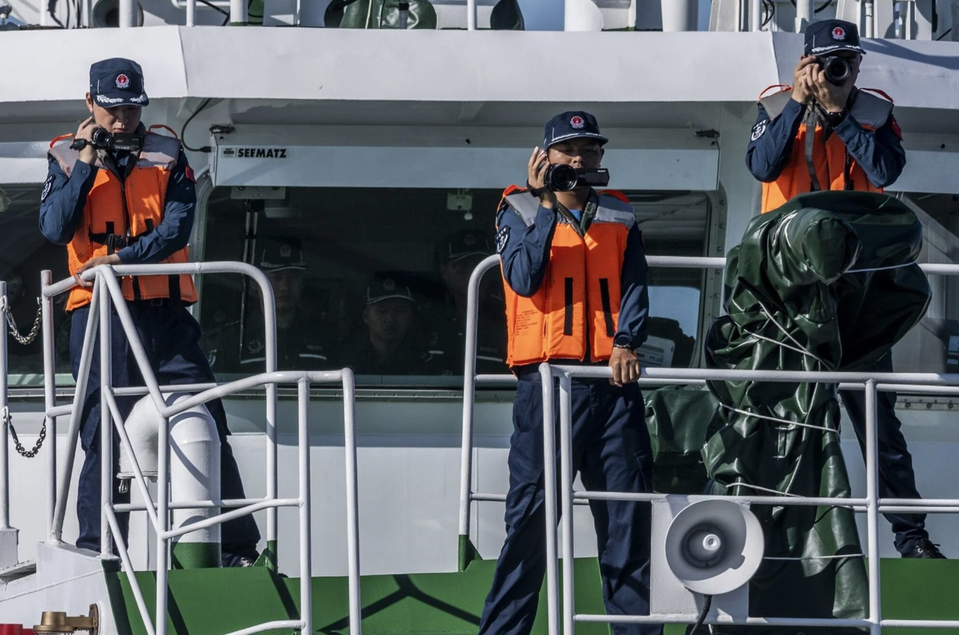 Căng thẳng giữa Philippines và Trung Quốc trên vùng biển tranh chấp ngày càng căng thẳng. (Ảnh: Bloomberg)