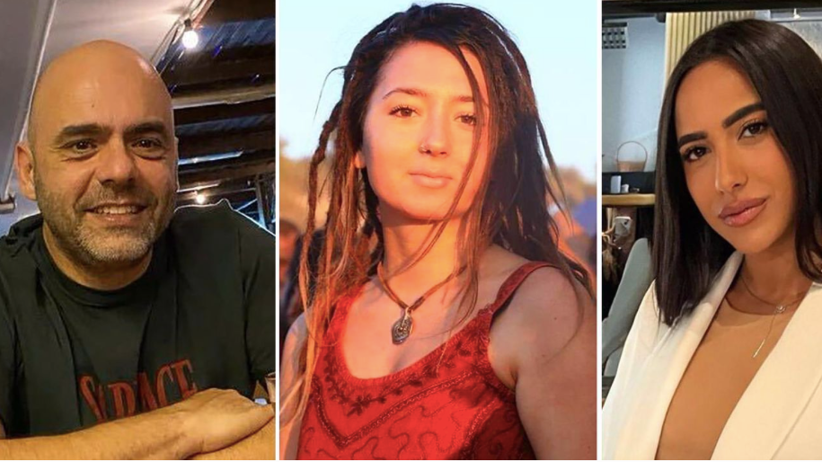 Chân dung 3 con tin người Israel vừa được tìm thấy thi thể. (Ảnh: AP) Chân dung 3 con tin người Israel vừa được tìm thấy thi thể. (Ảnh: AP)