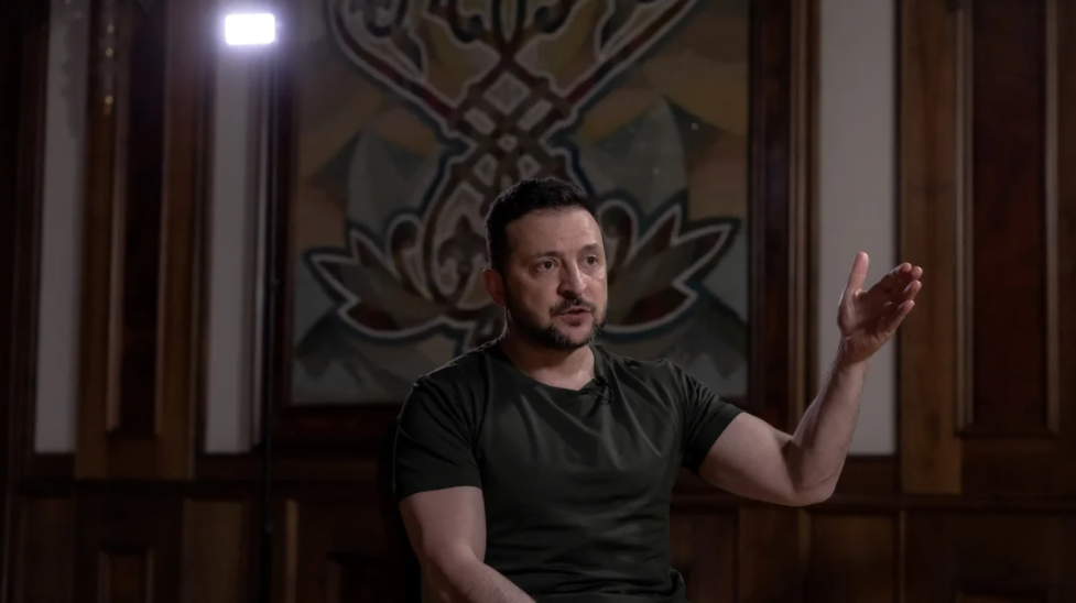 Tổng thống Ukraine Volodymir Zelensky. (Ảnh: Getty)