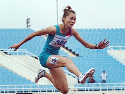 Quách Thị Lan (điền kinh) - một trong những “cánh chim núi rừng” đầy hy vọng của thể thao Việt Nam tại SEA Games 27. Ảnh: C.V.