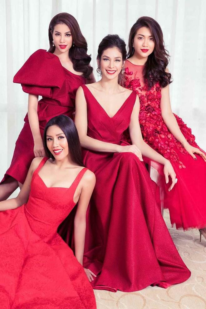 Dayana Mendoza khoe nhan sắc sang trọng, quyến rũ sau một thập kỷ đăng quang bên cạnh dàn Hoa hậu, Á hậu Hoàn vũ Việt Nam.