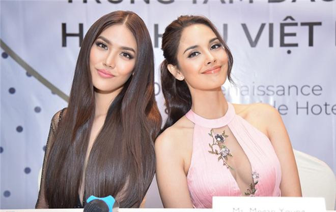 Trong khi Lan Khuê cực kỳ cá tính, kiêu kỳ thì Megan Young 'đốn tim' fans với vẻ đẹp ngọt ngào, quyến rũ.