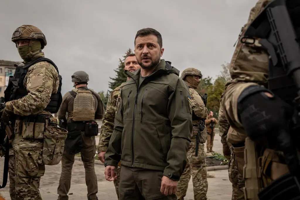 Tổng thống Ukraine Volodymyr Zelensky. Ảnh: NY Times