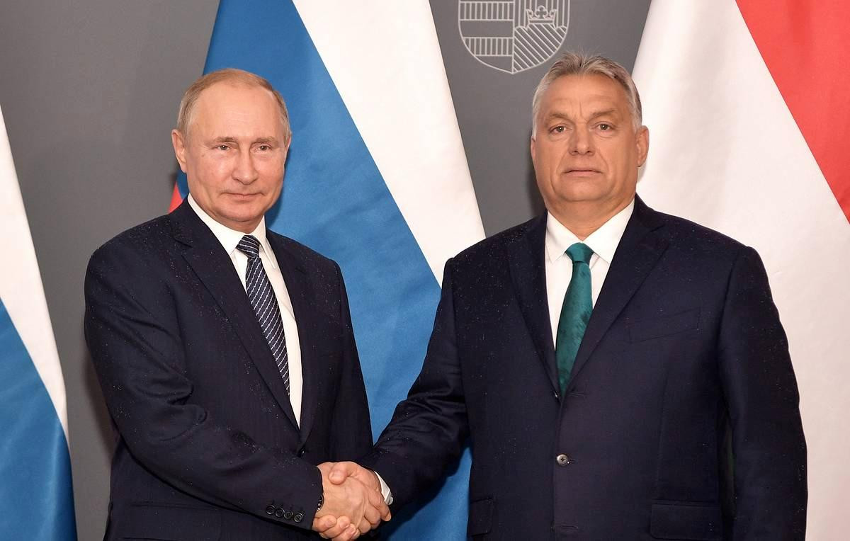 Tổng thống Nga Vladimir Putin và Thủ tướng Hungary Viktor Orban. Ảnh: Tass