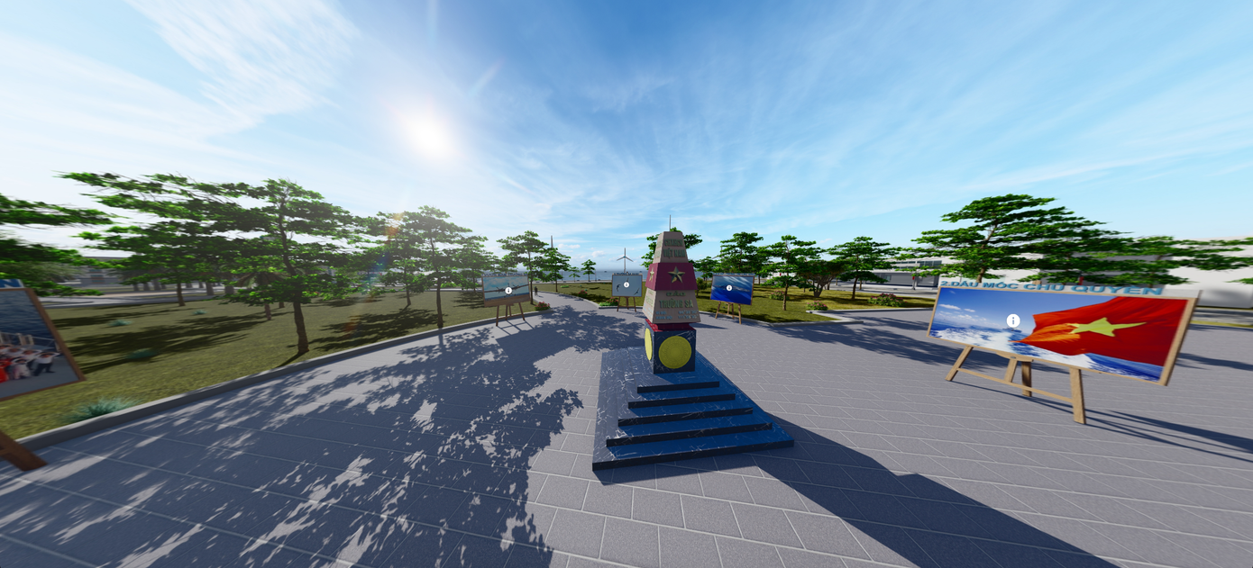 Triển lãm "Trường Sa Xanh" có hình thức trình bày mới mẻ. Triển lãm "Trường Sa Xanh" có hình thức trình bày mới mẻ.