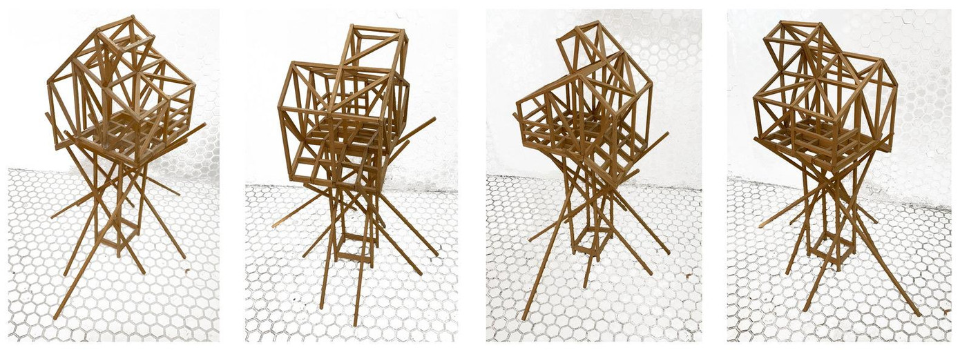 Các ngôi nhà tí hon này được giằng bằng giá đỡ gỗ, được sắp xếp theo logic xây dựng rõ ràng. Các ngôi nhà tí hon này được giằng bằng giá đỡ gỗ, được sắp xếp theo logic xây dựng rõ ràng.