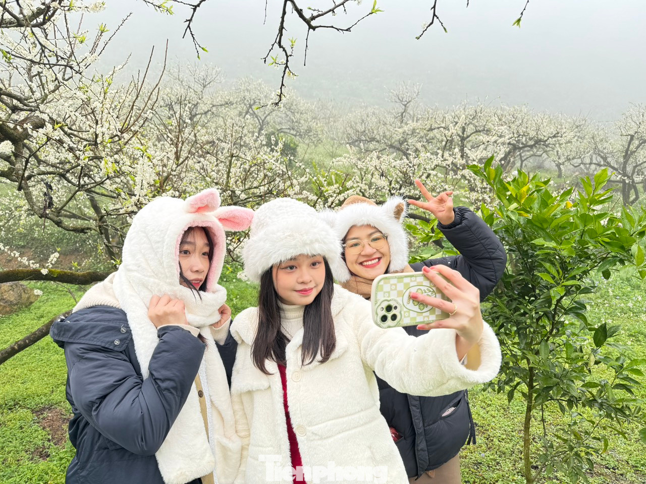 Bạn Khánh Đan cùng nhóm bạn đến từ Hà Đông chia sẻ: "Tuyến đường đi tuy xa, hơi vất vả khó đi nhưng bù lại khi đến đấy, chúng mình đã thực sự ngỡ ngàng trước vườn mận nở trắng tinh khôi, rất ấn tượng". Bạn Khánh Đan cùng nhóm bạn đến từ Hà Đông chia sẻ: "Tuyến đường đi tuy xa, hơi vất vả khó đi nhưng bù lại khi đến đấy, chúng mình đã thực sự ngỡ ngàng trước vườn mận nở trắng tinh khôi, rất ấn tượng".