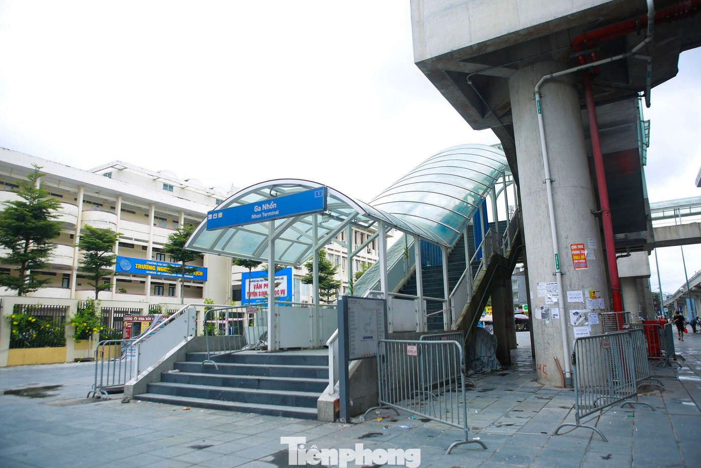 Tuy nhiên, tới ngày 30/7 dự án metro Nhổn - ga Hà Nội vẫn "án binh bất động", chưa có dấu hiệu hoạt động.