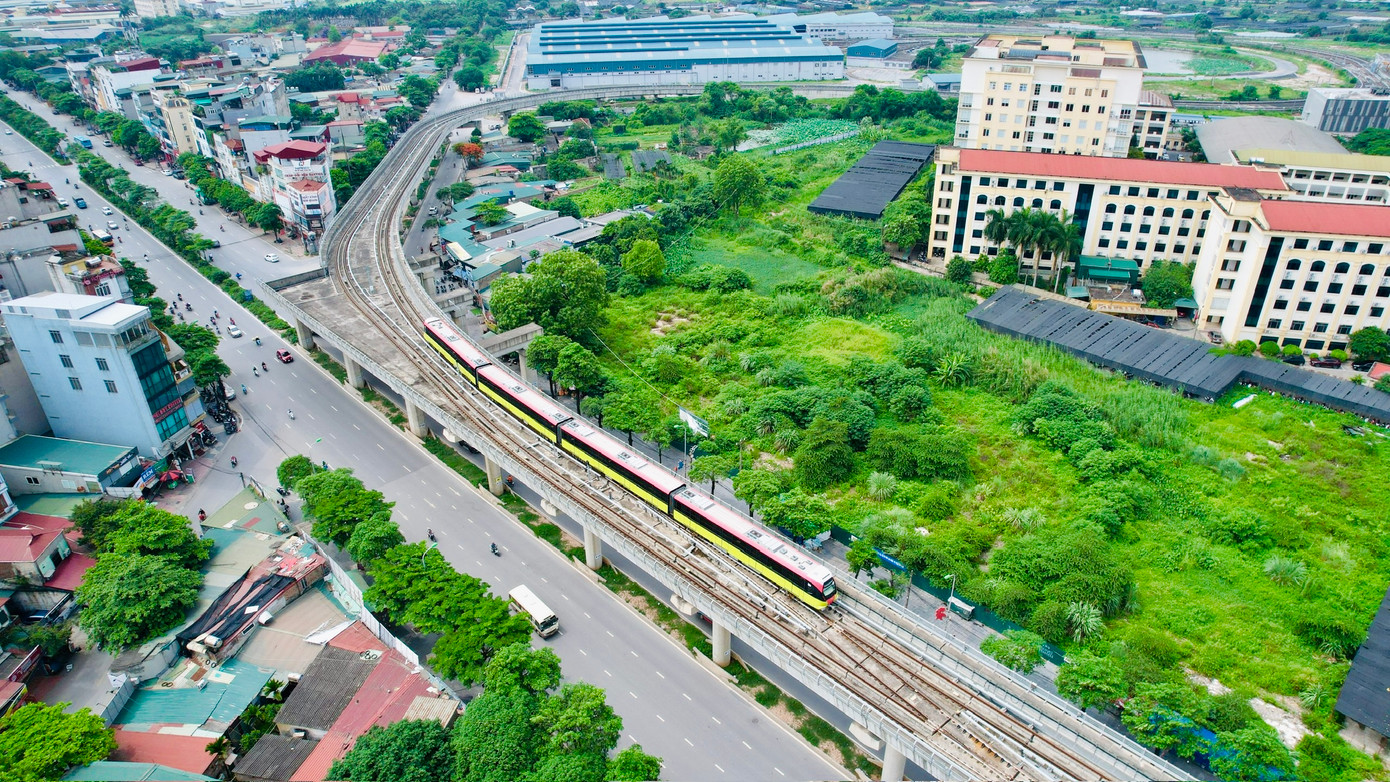 Các đoàn tàu dự án đường sắt đô thị số 3 được nhà sản xuất Alstom của Pháp thiết kế.