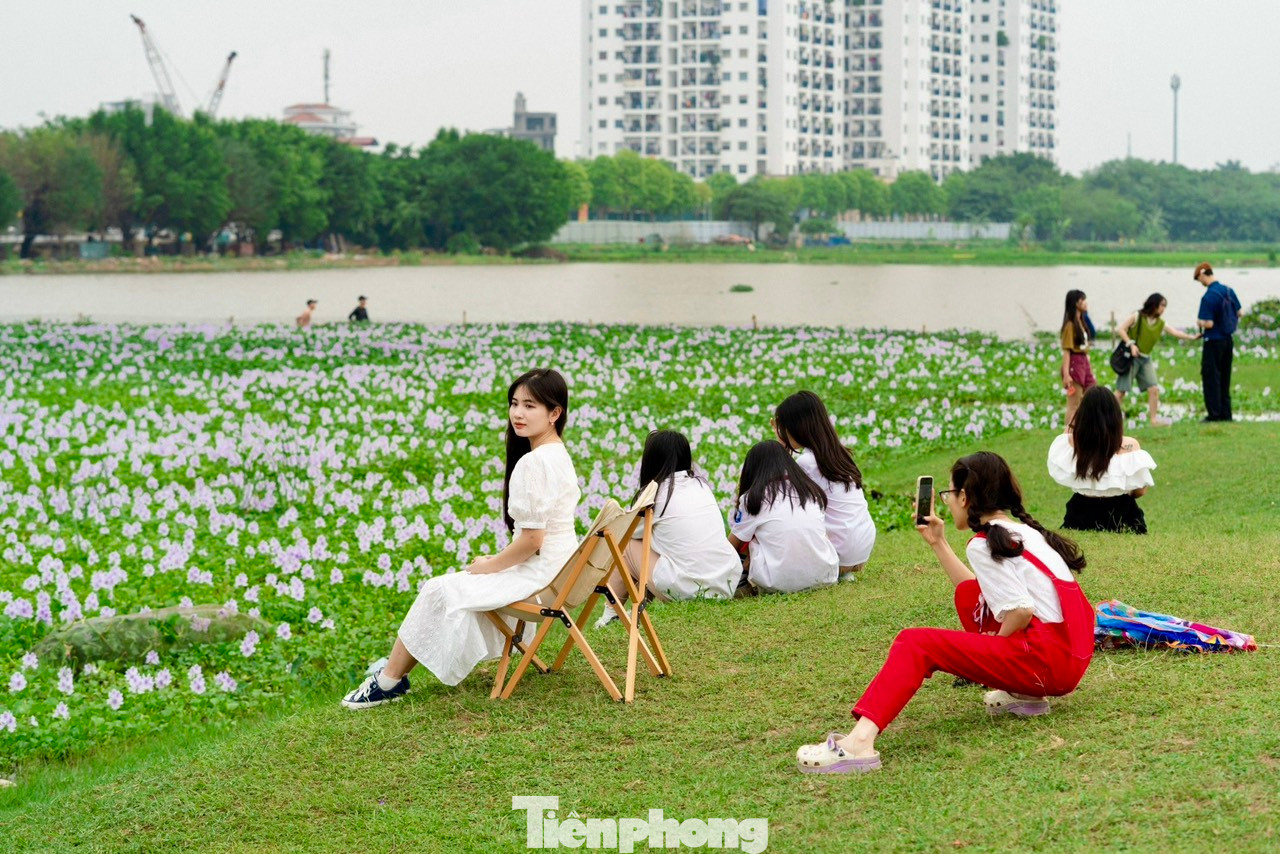 Nơi đây như được khoác lên mình một chiếc áo mới, thu hút giới trẻ tìm đến thưởng ngoạn và ghi lại những khoảnh khắc đẹp.