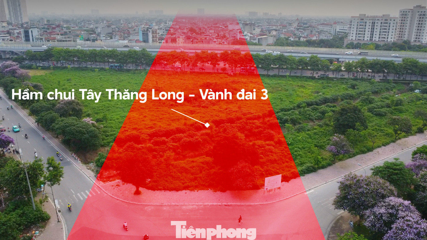 Công trình có điểm đầu kết nối với đường Hoàng Minh Thảo đã xây dựng, cách vị trí nút giao khoảng 150m. Điểm cuối của hầm chui kết nối với đường trục Tây Thăng Long theo hướng Phạm Văn Đồng đi Văn Tiến Dũng, cách vị trí nút giao khoảng 850m.