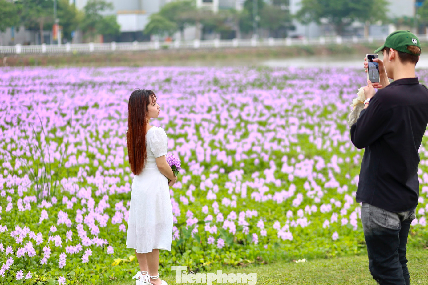 Nơi đây như được khoác lên mình một chiếc áo mới, thu hút giới trẻ tìm đến thưởng ngoạn và ghi lại những khoảnh khắc đẹp.