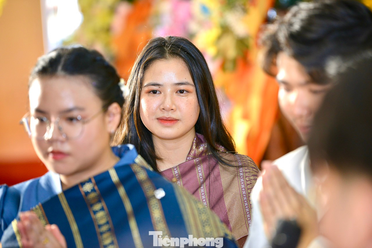 Dịp này BGH Trường Hữu Nghị T78 (huyện Phúc Thọ, Hà Nội) đã tổ chức ngày Tết Bunpimay – chào đón năm 2567 (tính theo Phật lịch) cho các bạn học sinh - sinh viên Lào đang học tập tại trường.