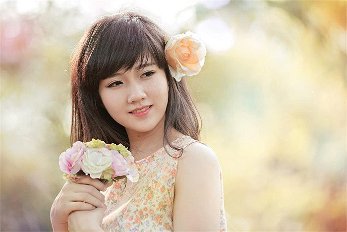 Trinh cho biết mình chỉ thích chụp ảnh để lưu lại những hình ảnh đẹp của tuổi trẻ chứ không có ý định sẽ trở thành người mẫu ảnh