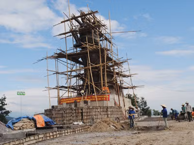 Tượng Thánh Dóng sắp hoàn thành 