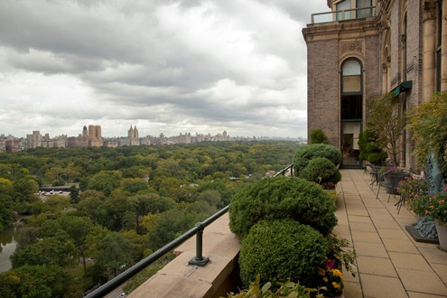 ân thượng phía tây nhìn ra Central Park