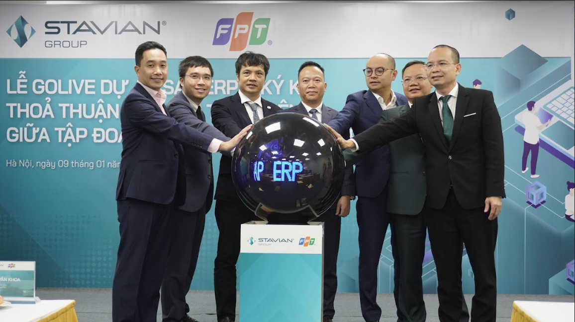 Tập đoàn Stavian chính thức vận hành Dự án SAP ERP