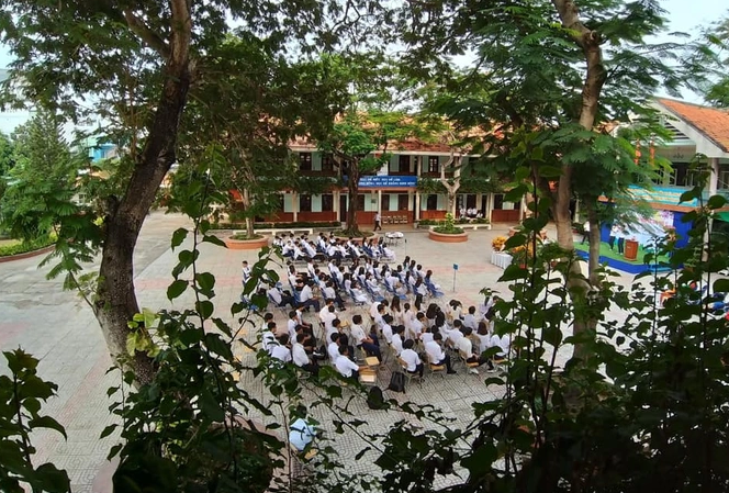 Trường Hermann Gmenier Gò Vấp, TPHCM (Ảnh: FBNT).