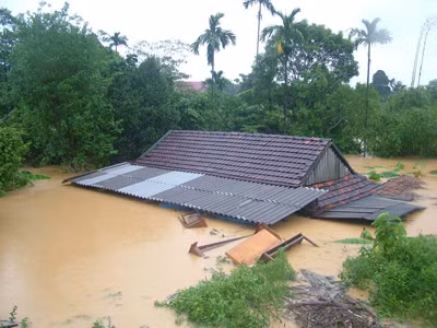 Lũ ở Hương Khê