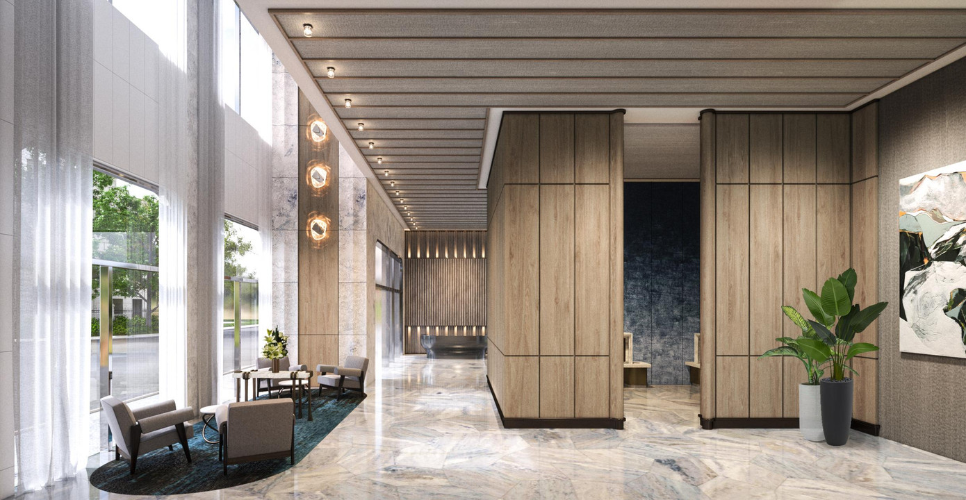 Nội thất của các tòa tháp căn hộ hàng hiệu được thiết kế theo ngôn ngữ sang trọng của thương hiệu khách sạn cao cấp