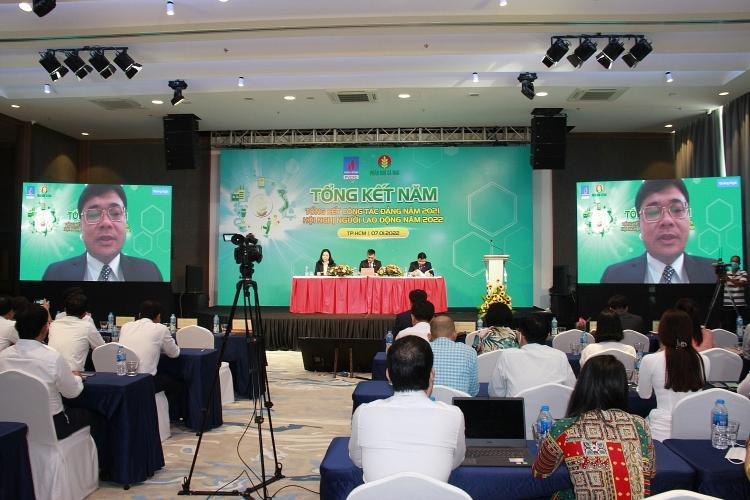 Ông Trần Ngọc Nguyên – Chủ tịch HĐQT PVCFC phát biểu khai mạc Hội nghị Hội nghị Người lao động năm 2022 Ông Trần Ngọc Nguyên – Chủ tịch HĐQT PVCFC phát biểu khai mạc Hội nghị Hội nghị Người lao động năm 2022