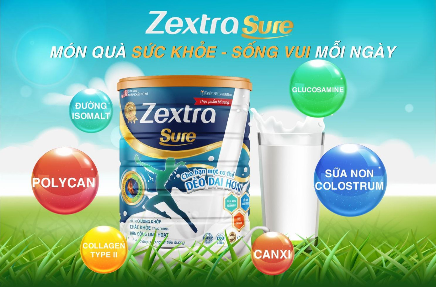 Sữa Zextra Sure món quà quý giá cho người cao tuổi