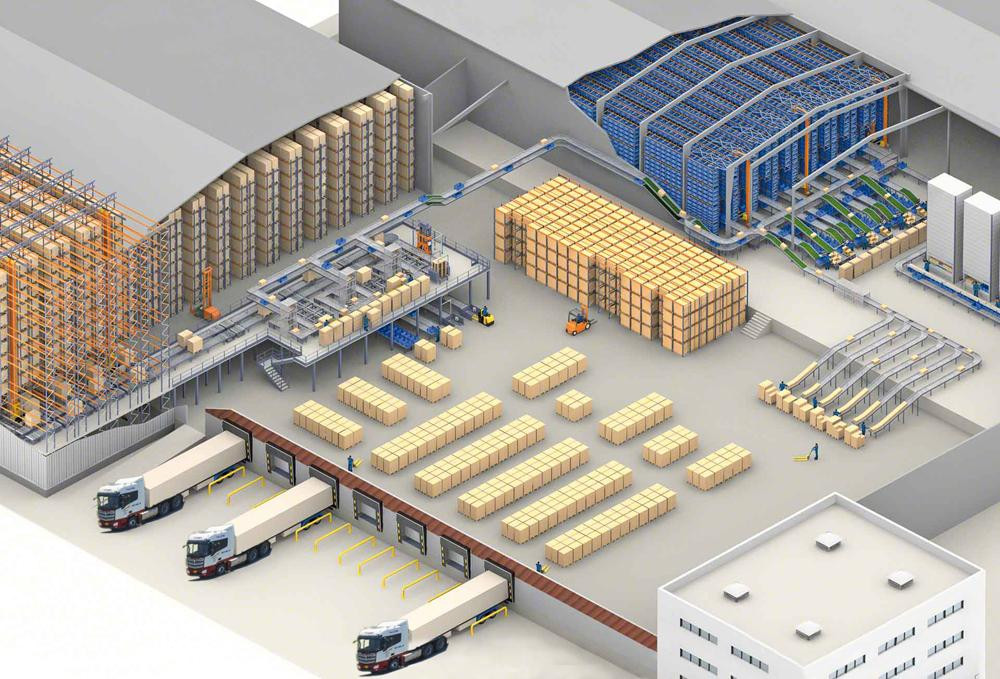 Mô hình hệ thống bãi lạnh do THILOGI đầu tư