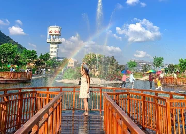 Góc check-in bảy sắc cầu vồng