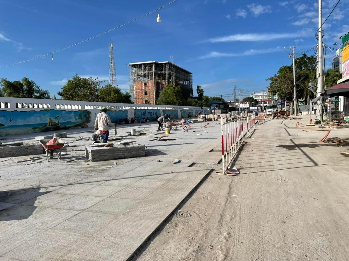 Hai tuyến phố đang gấp rút thi công