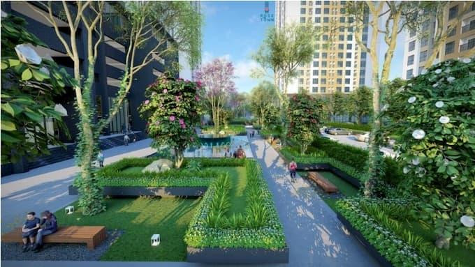 Không gian sống xanh là một điểm cộng ưu tiên của dự án với các cư dân nội đô Không gian sống xanh là một điểm cộng ưu tiên của dự án với các cư dân nội đô
