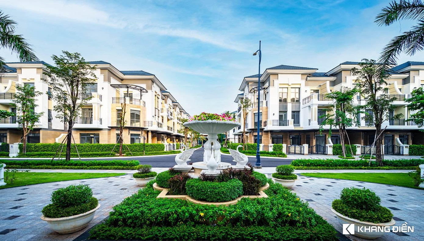Verosa Park - khu nhà liên kế &amp; biệt thự hạng sang của Khang Điền phát triển năm 2019, đang bàn giao sổ hồng, hiện có nhiều cư dân dọn về sinh sống.