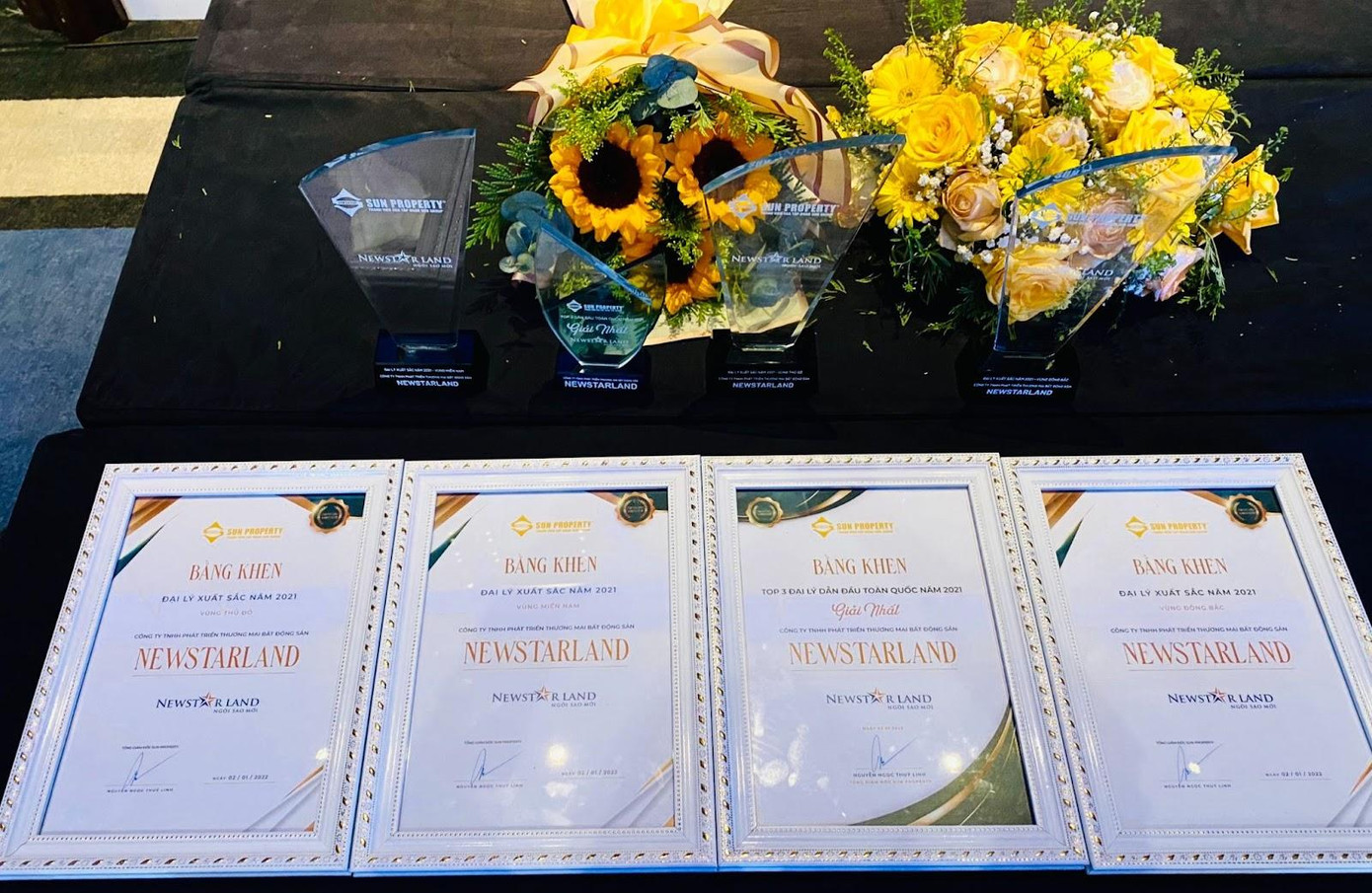 NewstarLand - đại lý phân phối xuất sắc vùng Đông Bắc, Thủ Đô, Miền Nam của Sun Property