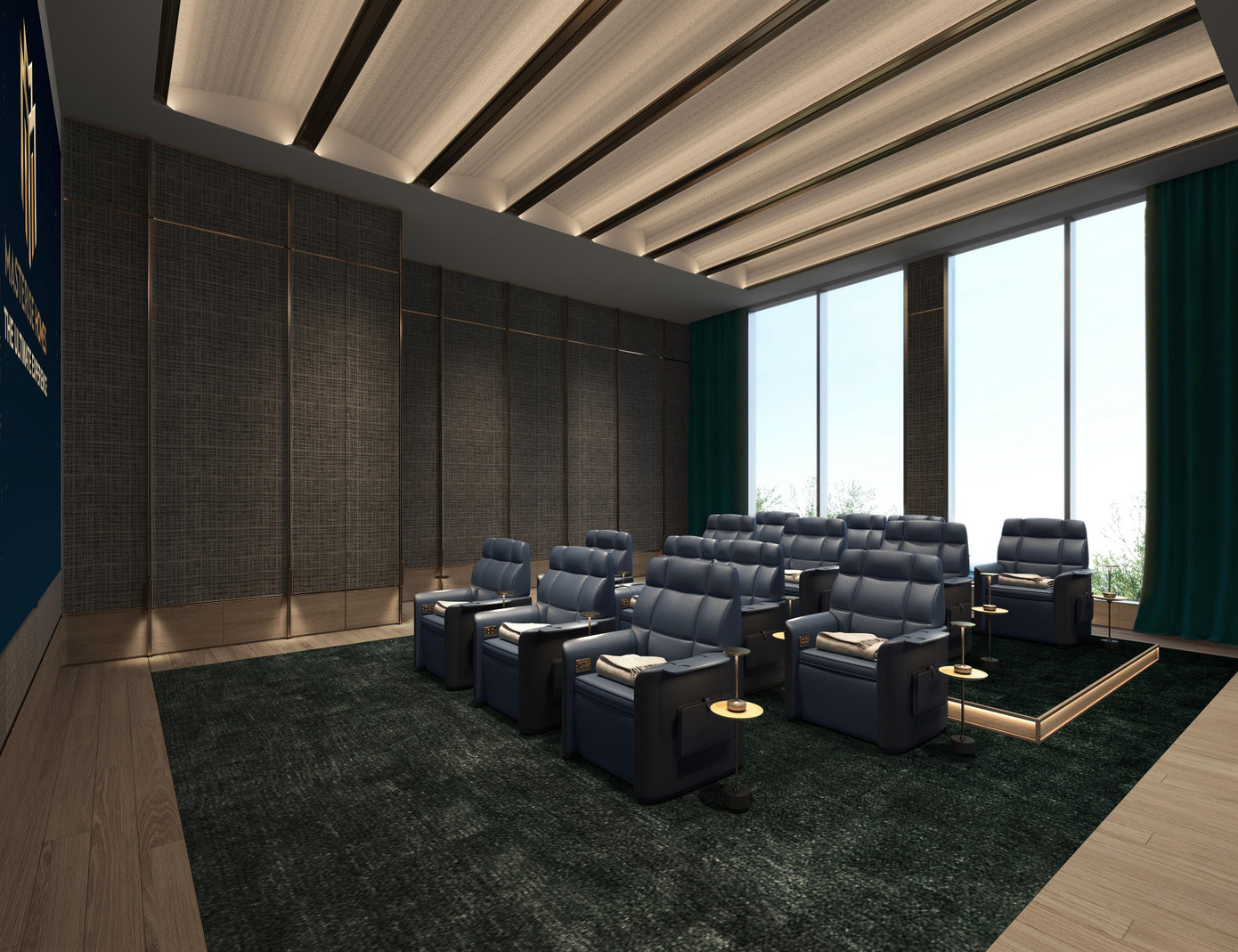 Rạp chiếu phim dành cho những buổi chiếu phim riêng tư của cư dân tại tòa Sping (JW Marriott)