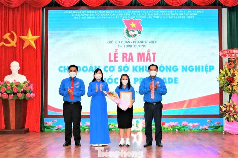 Ra mắt Chi Đoàn cơ sở Khu công nghiệp ở Bình Dương