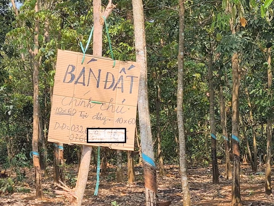Nhiều khu đất nông nghiệp ở Bình Phước được rao bán khi cơn sốt đất ảo rộ lên Nhiều khu đất nông nghiệp ở Bình Phước được rao bán khi cơn sốt đất ảo rộ lên