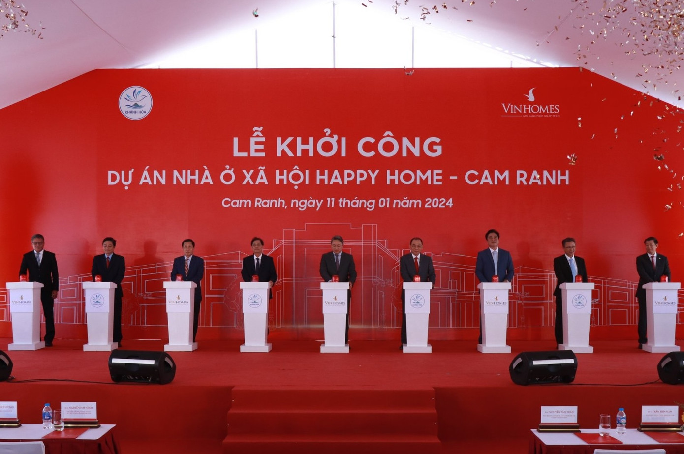 Lễ khởi công dự án.