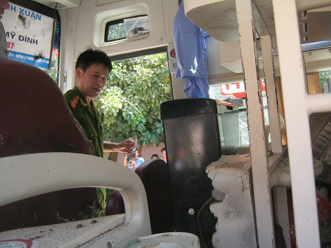 Hiện trường vụ nổ kinh hoàng trên xe giường nằm ảnh 16