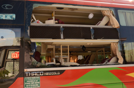 Hiện trường vụ nổ kinh hoàng trên xe giường nằm ảnh 6