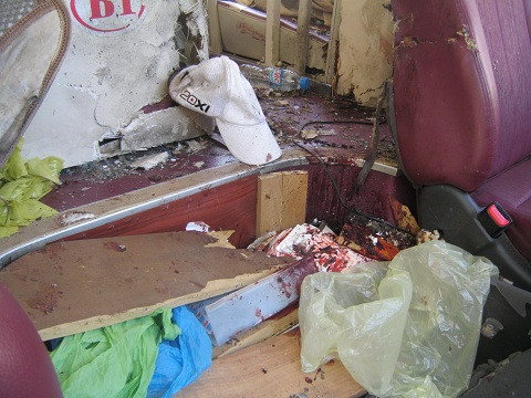 Hiện trường vụ nổ kinh hoàng trên xe giường nằm ảnh 11